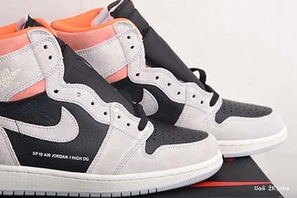 HighQuality 342 High 555088-018 OG 1 Air - Retro Jordan - Air 'Grey Jordan Crimson' 1011